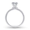 Thumbnail Image 2 of Previously Owned Diamond Engagement Ring Setting 1/4 ct tw Round 14K White Gold