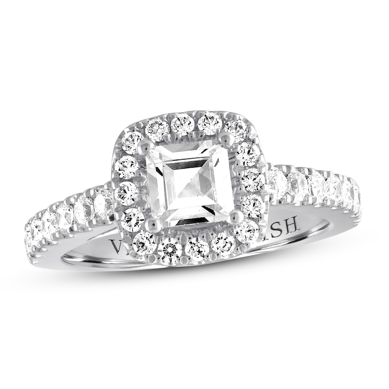 Main Image 1 of Previously Owned Vera Wang WISH Engagement Ring 1-1/2 ct tw Diamonds 14K Gold