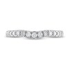 Thumbnail Image 3 of Previously Owned Vera Wang WISH Diamond Wedding Band 1/2 ct tw Round Platinum