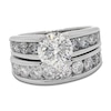 Thumbnail Image 1 of Previously Owned Diamond Bridal Set 4 ct tw Round 14K White Gold
