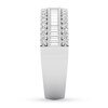 Thumbnail Image 3 of Previously Owned Diamond Anniversary Band 5/8 ct tw Baguette/Round 14K White Gold