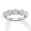 Thumbnail Image 1 of Previously Owned Diamond Anniversary Band 3/4 ct tw Round-cut 14K White Gold