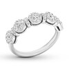 Thumbnail Image 4 of Previously Owned Diamond Anniversary Band 3/4 ct tw Round-cut 14K White Gold