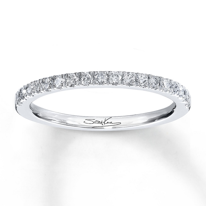 Main Image 1 of Previously Owned Scott Kay Band 1/4 ct tw Diamonds 14K White Gold