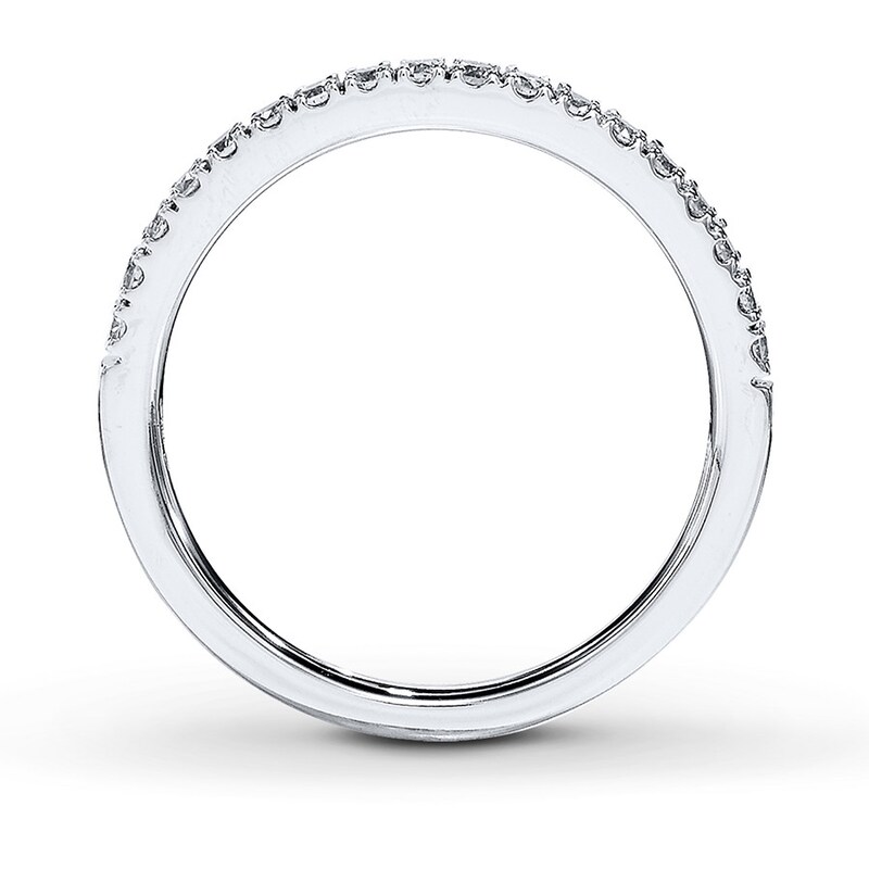 Main Image 2 of Previously Owned Scott Kay Band 1/4 ct tw Diamonds 14K White Gold