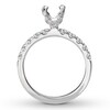 Thumbnail Image 2 of Previously Owned Diamond Engagement Ring Setting 5/8 ct tw Round 14K White Gold