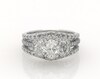Thumbnail Image 1 of Previously Owned Oval & Round-Cut Bridal Set 2-7/8 ct tw 14K White Gold