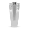 Thumbnail Image 2 of Previously Owned Men's Black Diamond Ring 1 ct tw Round 10K White Gold