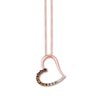 Thumbnail Image 1 of Previously Owned Le Vian Chocolate Ombre Necklace 1/2 ct tw Diamonds 14K Strawberry Gold