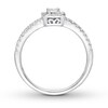 Thumbnail Image 2 of Previously Owned Ever Us Diamond Ring 3/8 ct tw 10K White Gold
