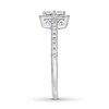 Thumbnail Image 3 of Previously Owned Ever Us Diamond Ring 3/8 ct tw 10K White Gold