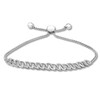 Thumbnail Image 1 of Previously Owned Link Bolo Bracelet 1/3 ct tw Diamonds Sterling Silver