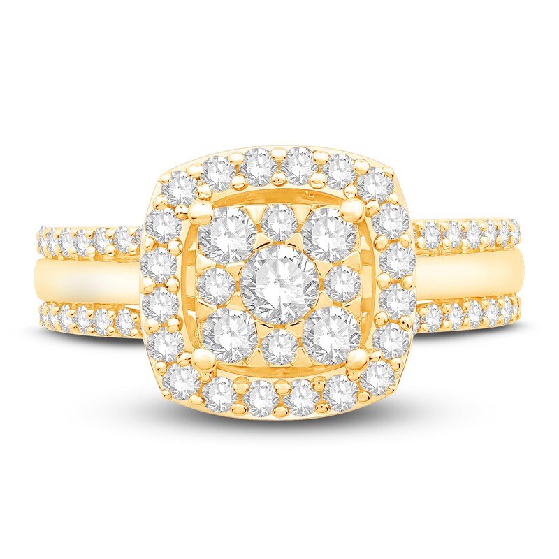 Main Image 3 of Previously Owned Diamond Ring 1 ct tw Round 14K Yellow Gold