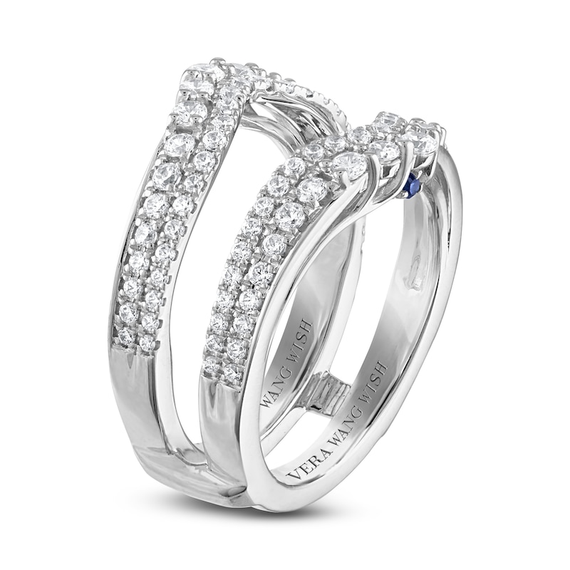 Main Image 2 of Previously Owned Vera Wang WISH Diamond Enhancer Ring 1 ct tw Round 14K White Gold