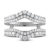 Thumbnail Image 3 of Previously Owned Vera Wang WISH Diamond Enhancer Ring 1 ct tw Round 14K White Gold