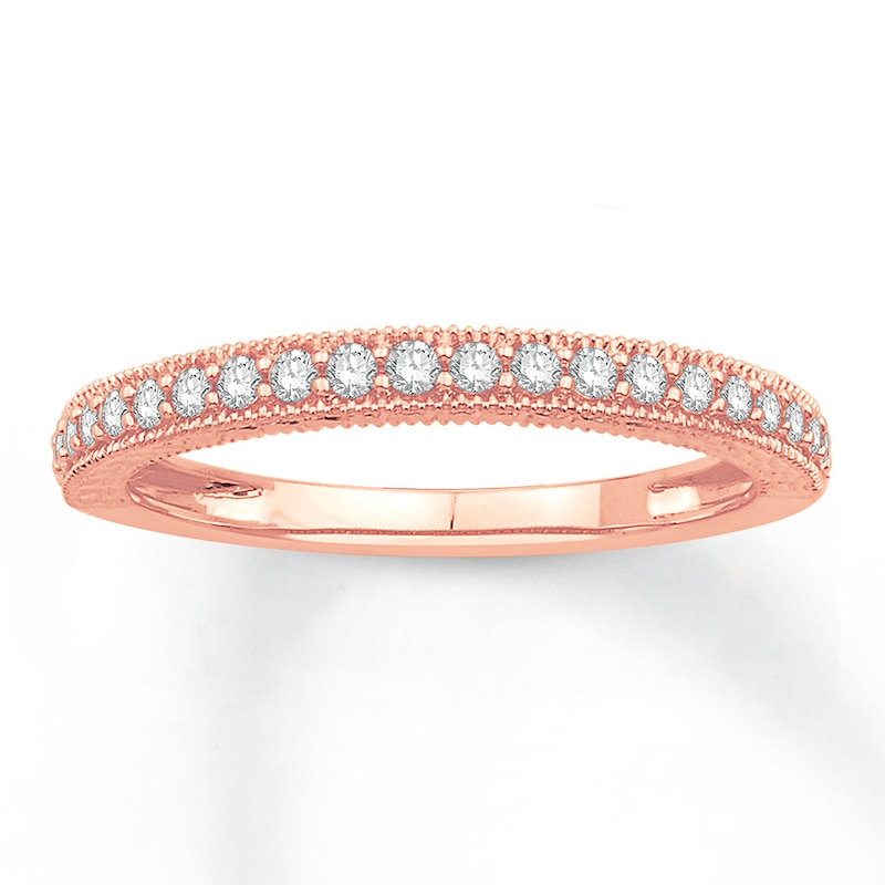 Previously Owned Diamond Anniversary Band 1/4 ct tw Round-cut 14K Rose Gold