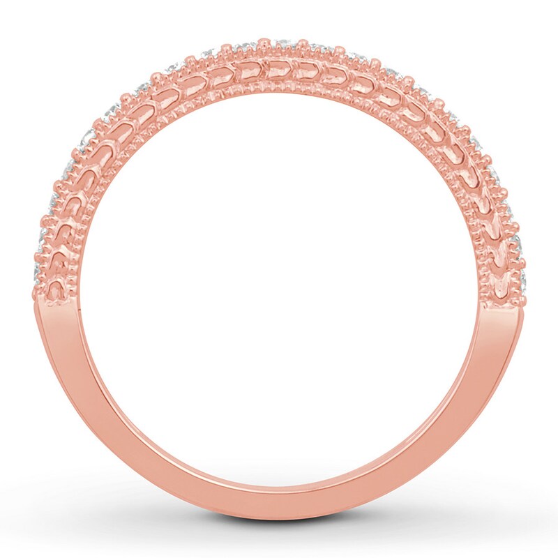 Main Image 2 of Previously Owned Diamond Anniversary Band 1/4 ct tw Round-cut 14K Rose Gold