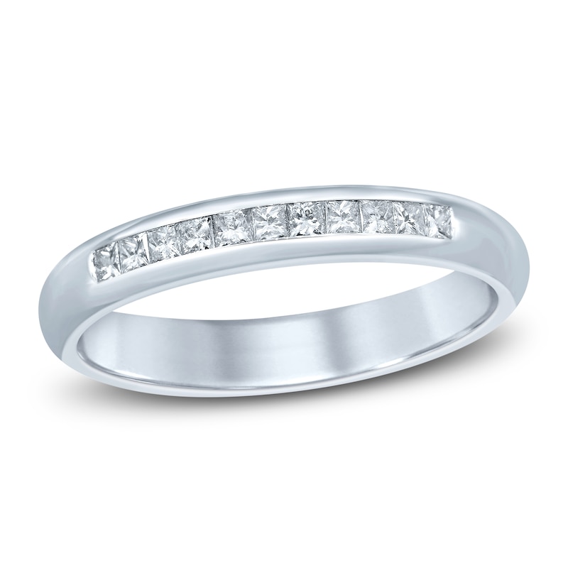 Main Image 1 of Previously Owned Diamond Anniversary Ring 1/4 ct tw Round 14K White Gold