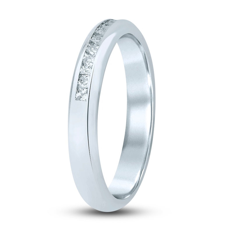 Main Image 2 of Previously Owned Diamond Anniversary Ring 1/4 ct tw Round 14K White Gold