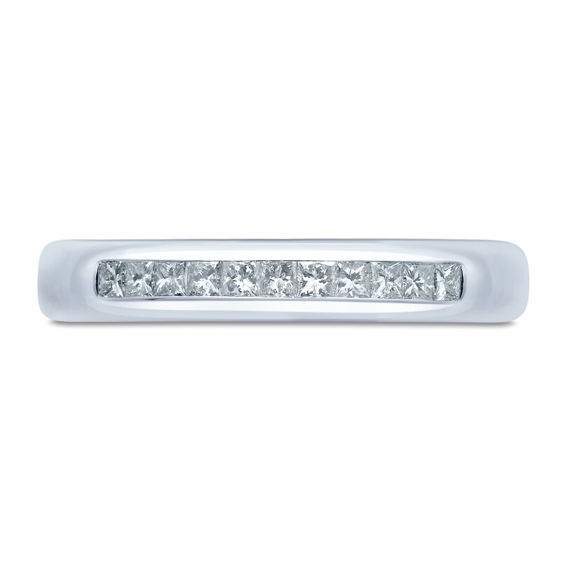 Main Image 3 of Previously Owned Diamond Anniversary Ring 1/4 ct tw Round 14K White Gold
