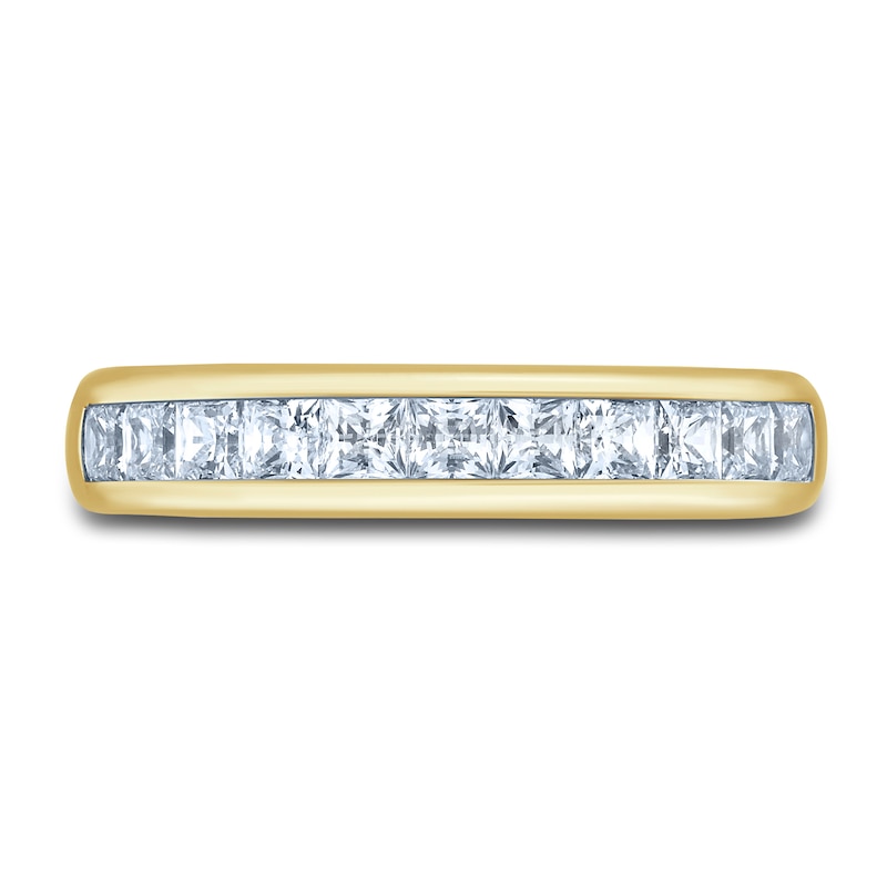Main Image 3 of Previously Owned Diamond Anniversary Band 1 ct tw Princess 14K Yellow Gold