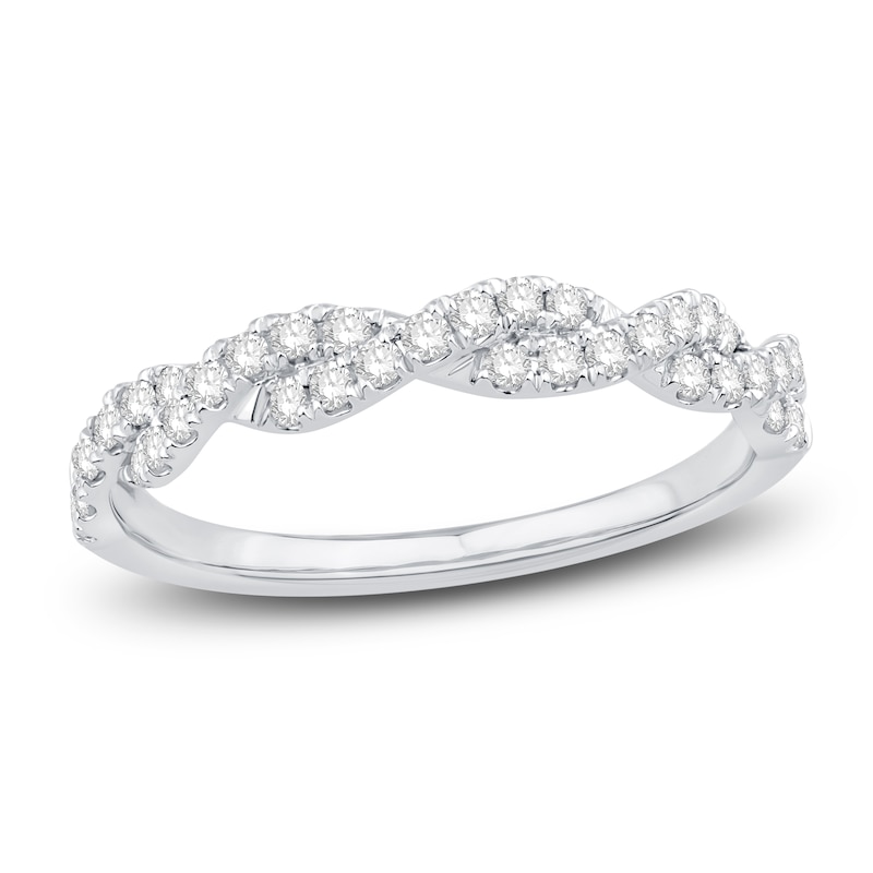 Main Image 1 of Previously Owned Diamond Anniversary Band 1/3 ct tw Round Platinum