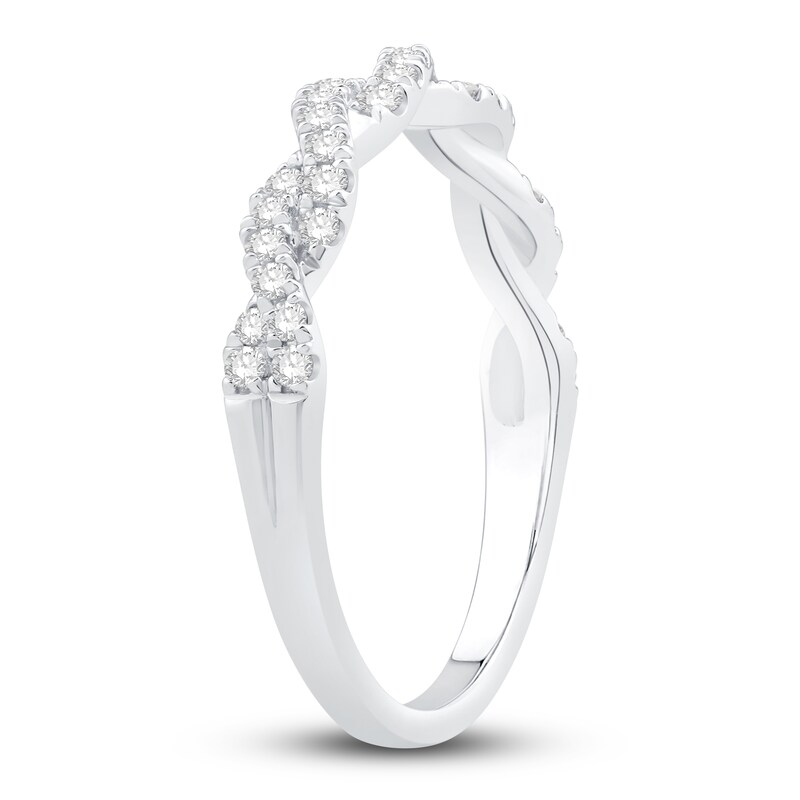 Main Image 2 of Previously Owned Diamond Anniversary Band 1/3 ct tw Round Platinum
