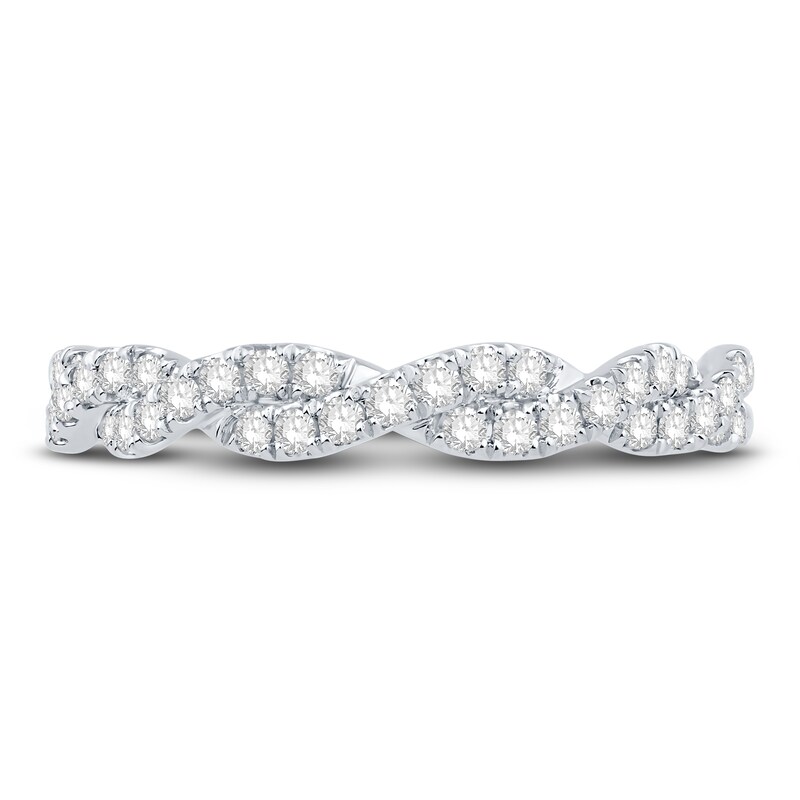 Main Image 3 of Previously Owned Diamond Anniversary Band 1/3 ct tw Round Platinum