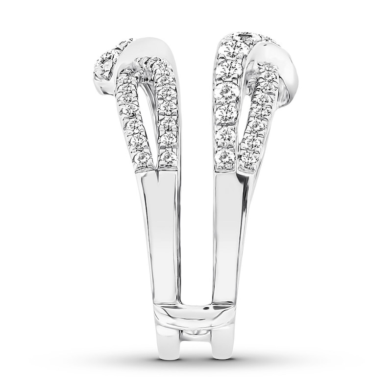 Main Image 3 of Previously Owned Diamond Enhancer Ring 1 carat tw Round-cut 14K White Gold
