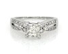 Thumbnail Image 1 of Previously Owned Princess & Round-Cut Diamond Engagement Ring 1-7/8 ct tw 14K White Gold