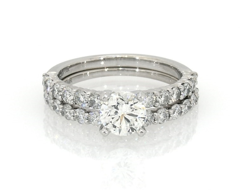 Previously Owned Diamond Bridal Set -/ ct tw 14K White Gold