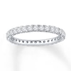Thumbnail Image 1 of Previously Owned Diamond Eternity Band 1 ct tw Round-cut 14K White Gold
