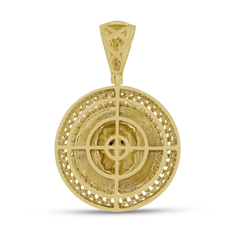 Main Image 4 of Previously Owned Men's Diamond Charm 1/2 ct tw Round 10K Yellow Gold