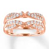 Thumbnail Image 1 of Previously Owned Diamond Enhancer Ring 1/2 ct tw Round-cut 14K Rose Gold
