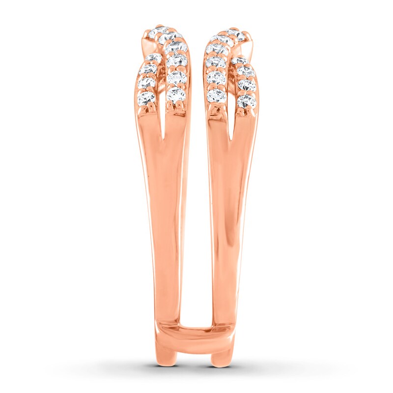 Main Image 3 of Previously Owned Diamond Enhancer Ring 1/2 ct tw Round-cut 14K Rose Gold
