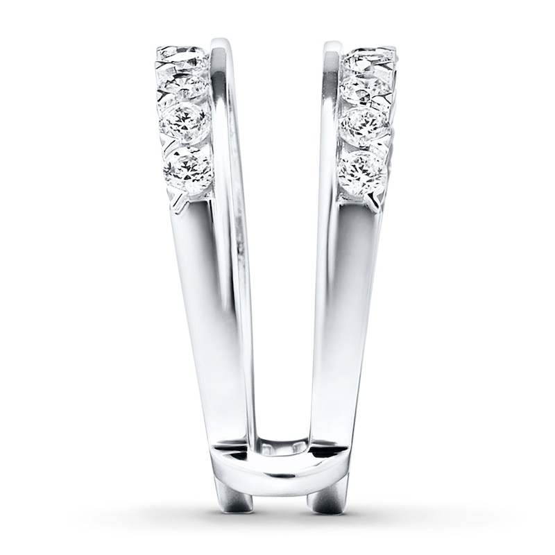 Main Image 3 of Previously Owned Diamond Enhancer Ring 1 carat tw Round-cut 14K White Gold