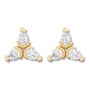 Thumbnail Image 1 of Previously Owned Diamond Earrings 1/2 ct tw Pear-shaped 14K Yellow Gold