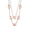 Thumbnail Image 3 of Previously Owned Diamond Necklace 3/8 ct tw Round/Marquise 10K Rose Gold