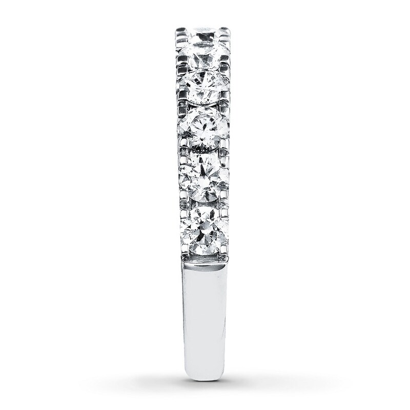 Main Image 3 of Previously Owned Ever Us Diamond Band 1 ct tw Round-cut 14K White Gold
