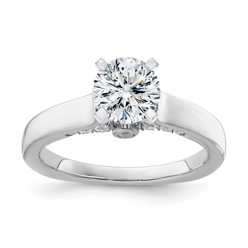 Main Image 3 of Previously Owned Diamond Bridal Setting 1/5 ct tw Round 18K White Gold