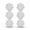 Thumbnail Image 1 of Previously Owned Lab-Grown Diamond Earrings 3 ct tw Round 14K White Gold