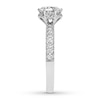 Thumbnail Image 3 of Previously Owned Diamond Engagement Ring 1-1/4 ct tw Round-cut 14K White Gold