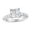 Thumbnail Image 1 of Previously Owned Diamond Engagement Ring 2 ct tw Princess/Round 14K White Gold
