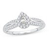 Thumbnail Image 1 of Previously Owned Diamond Engagement Ring 1/2 ct tw Pear-shaped 14K White Gold