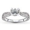 Thumbnail Image 1 of Previously Owned Diamond Engagement Ring Setting 1/3 ct tw Round 14K White Gold