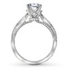 Thumbnail Image 2 of Previously Owned Diamond Engagement Ring Setting 1/3 ct tw Round 14K White Gold