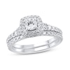 Thumbnail Image 1 of Previously Owned Diamond Bridal Set 1-1/4 ct tw Round 14K White Gold