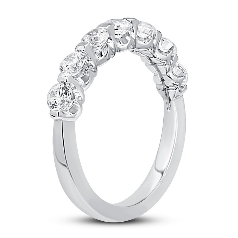 Main Image 2 of Previously Owned Diamond Anniversary Ring 1 ct tw Round 14K White Gold