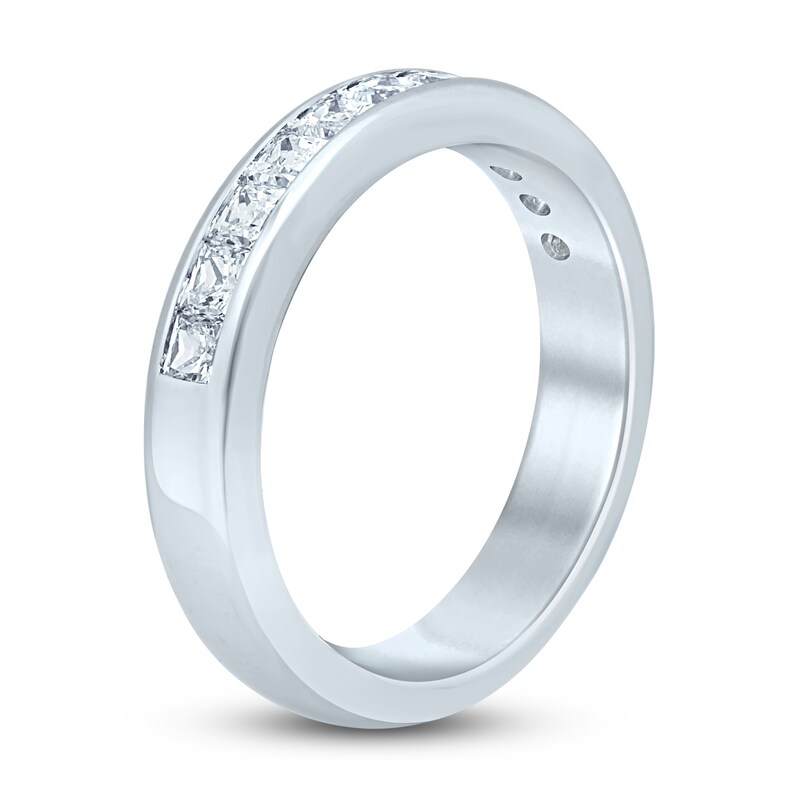 Main Image 2 of Previously Owned Diamond Anniversary Ring 1 ct tw Princess 14K White Gold