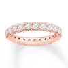Thumbnail Image 1 of Previously Owned Diamond Eternity Ring 2 ct tw Round-cut 14K Rose Gold